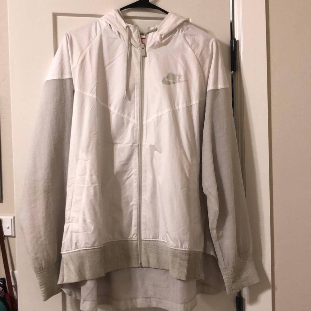 Nike Women's Off-White Full-Zip Hoodie